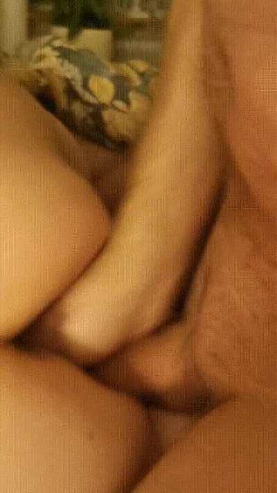 Hard pussywanking with wife Ann