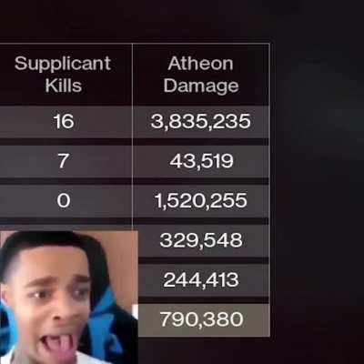 POV: Your teammate did 4 Million damage on Atheon