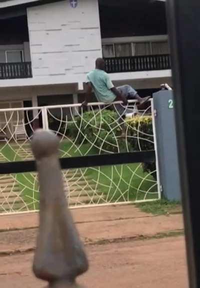 Learn to climb a gate!