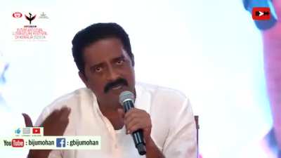 Prakash Raj tells that today's top actors (the ones who attended Ayodya) are empty shells and have no ideology. 