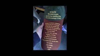 Let any fish who meets my gaze learn the true meaning of fear