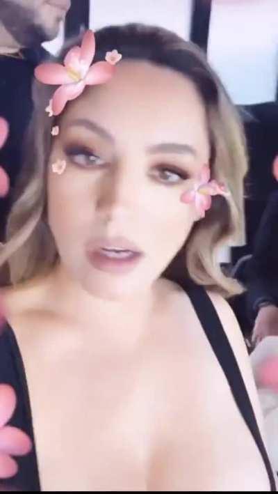 Kelly Brook loves to show them off