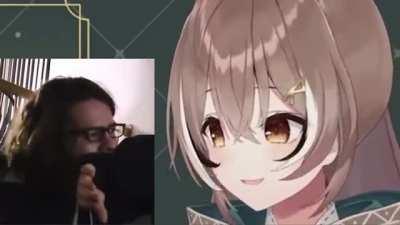 Big shout out to my chad roommate for getting Mumei to tell me merry Christmas, clip it, tell me to come downstairs cause he has a mumei clip to show me, record my cringe reaction without my consent, and then edit it all together to make this. Very Merry 