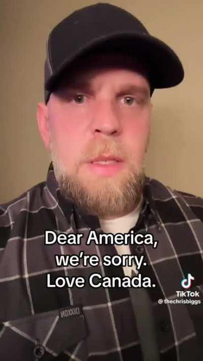 An apology from Canada