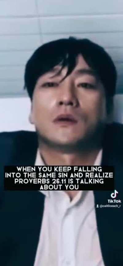 Proverbs 26:11 - As a dog returns to its vomit, so also a fool repeats his foolishness