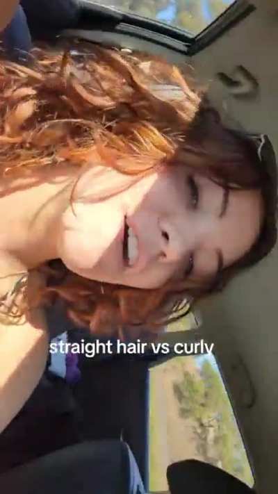 Straight Vs culry hair?