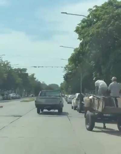 AoE Tucuman: pelea a sablazos contra un carrero.