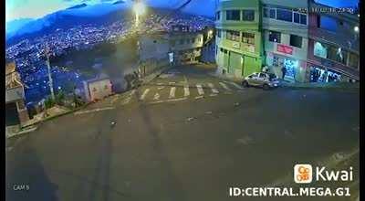 Hope that guy wasn't the owner of the SUV