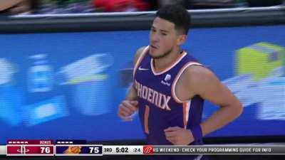 [Highlight] Booker rejects Jalen Green then hits the pull up 3 on the other end