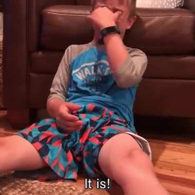 Life is gonna hit this kid hard