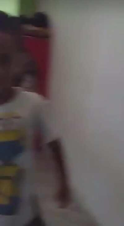 he be like, yeah, i can hit it, but the sibiling said NO