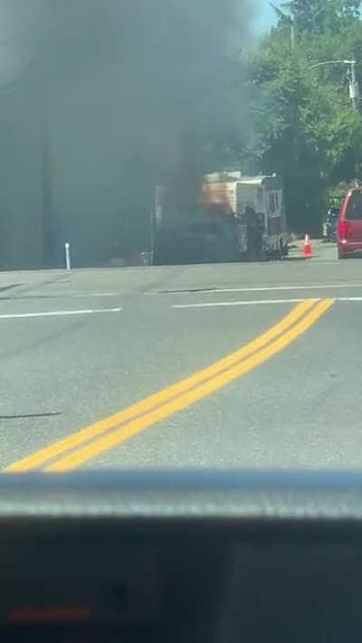 Fire at NE 99th & Burnside 7/3