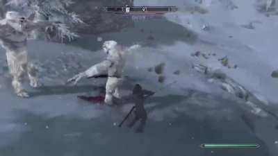 Just two frost trolls asserting their dominance