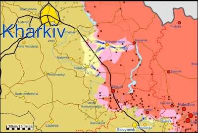 Timelapse of Ukraine offensive over the past four days courtesy of r/ukraine