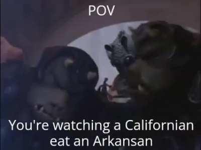 Poor Arkie gets vored