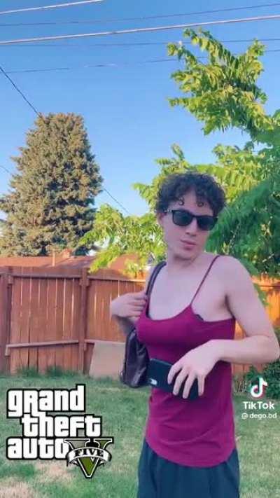 Life is GTA and I’m the main character. (A lot of it is obviously scripted but blocking isles and acting dumb in public is cringe)