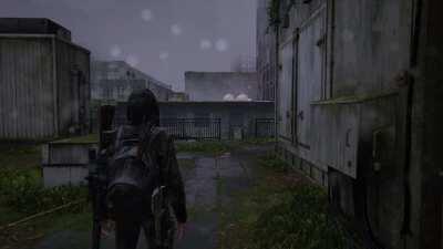 Detail: Changing the camera angle affects the rain droplets on the lens.