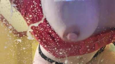 Like a car wash...but with milky nipples ;)