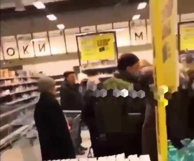 In Ukraine - the battle for independence and the future, in Russia - the battle for sugar. Moscow.