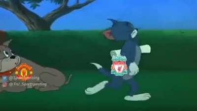 Live scenes at Old Trafford.