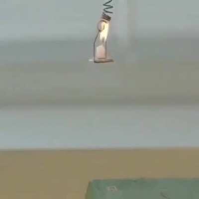 Candle fixing spring!