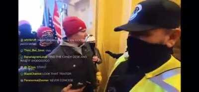 Cops Take Selfie With Terrorists Inside Capitol (credit: @bubbaprog) - some jack ass reposted this vid I pulled from Twitter and didn’t credit.