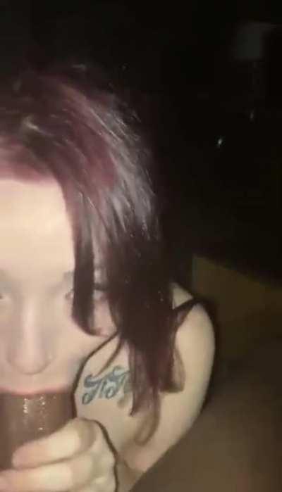 Angela deepthroating