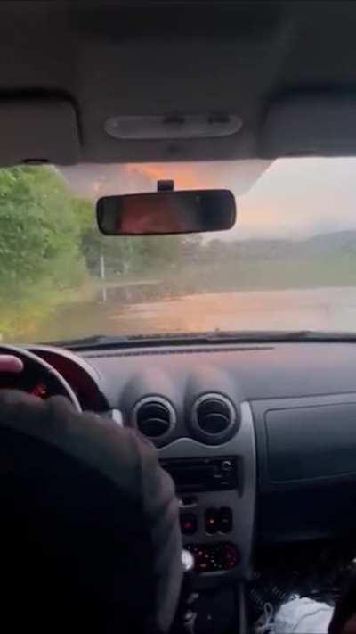 Driving your car into a flood