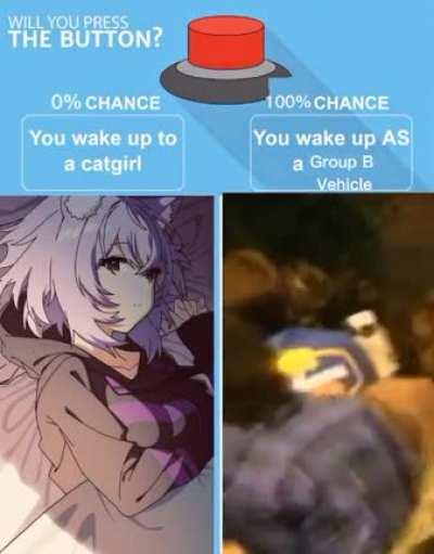 *Smashed the red button until it breaks*