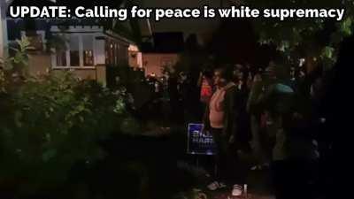 Peace is now white supremacy
