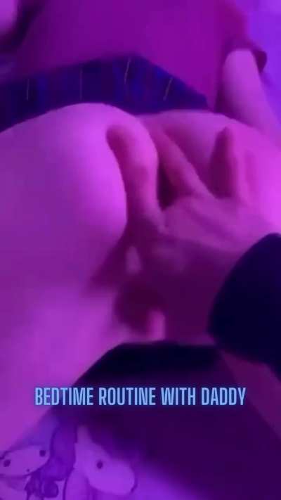 This is our special time together...he'll yell if mom tries to interfere