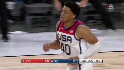 [Highlight] Keldon Johnson with the Slam off the pass from Lillard