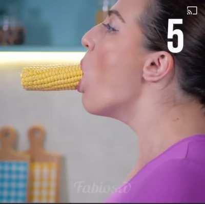 An easy way to get rid of his double chin.