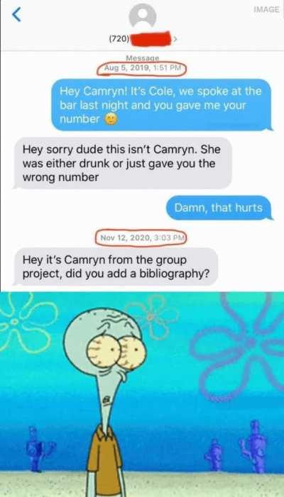 So it really was You