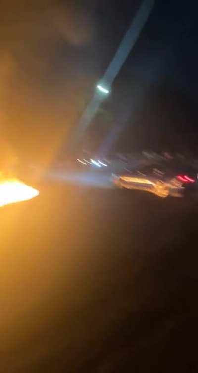 This parking lot car meet