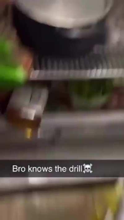 bro knows the drill☠️