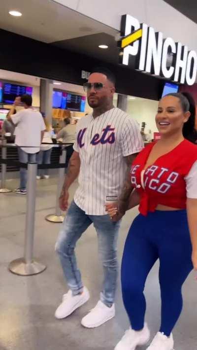 You're the envy of all guys in the stadium