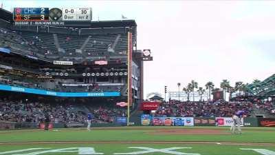 [Highlight] Steven Duggar takes back the lead with a 2 run shot of his own. 3-2 Giants