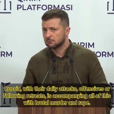 Zelenskyy was asked about new negotiations with Russia. He gave a short and clear answer.