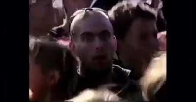 Dudes in a good place, he's feeling the vibe!