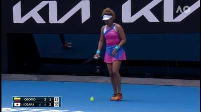 Naomi Osaka is not superstitious just a little stitious