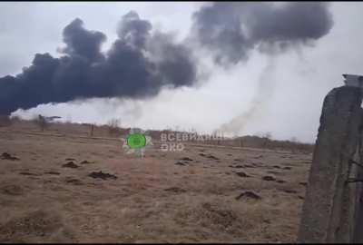 Just Ukrainian pilot saves Mig-29 while Russians are shelling the runway