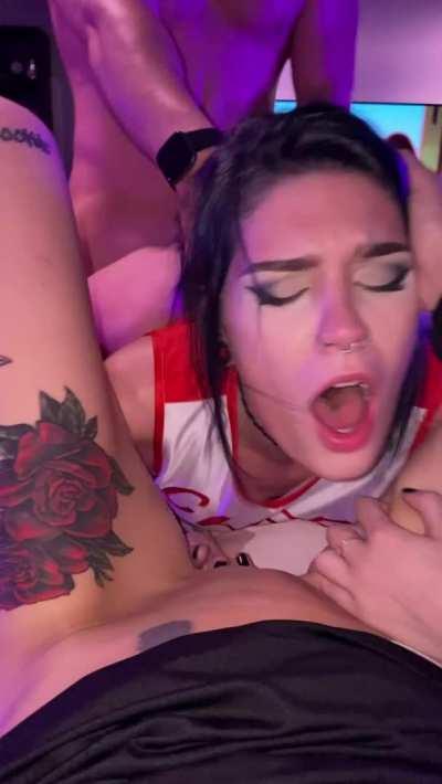 Getting pounded to end practice