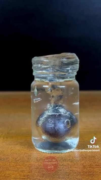 1000° red hot ball vs aloe vera gel