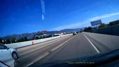 Almost got in a wreck today, glad I noticed just in time, watch the silver car on the left. (Sorry no sound, camera issues, tires squealed)