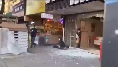 Car crashed into Rainbow Bakery in Queens, NYC