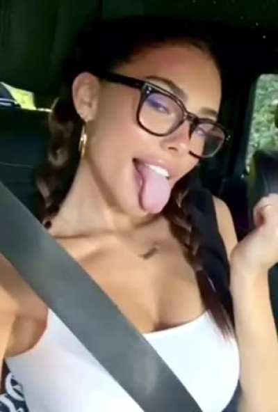 She looks so good in glasses