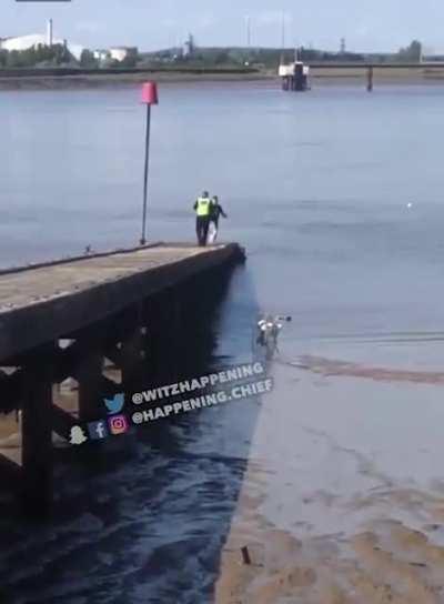 Cop chase with an unexpected twist