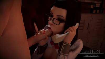 Cumming in Elizabeth's mouth (FaustTerm)