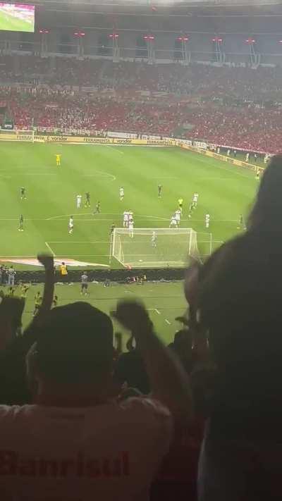 Aplicativo 365Scores notifica um gol do Inter antes do gol de fato acontecer no estádio